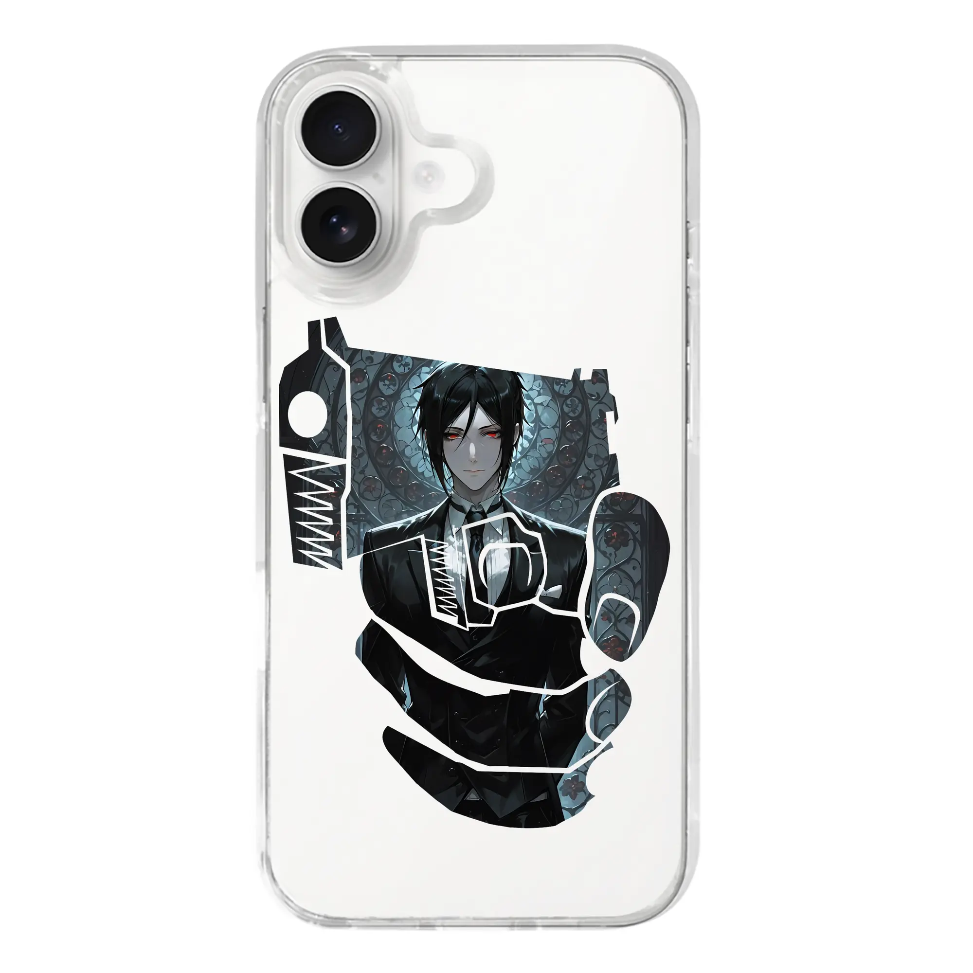 黒執事 グッズ,セバスチャン・ミカエリス - iPhone 17シリーズ 透明スマホケース – 薄型・耐衝撃・精密フィット保護カバー